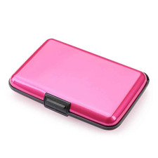 Metal RFID Blocking Wallet Credit Card Holder Case for Men & Women