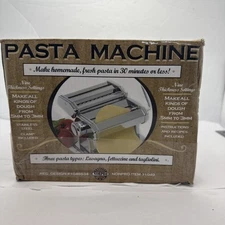 Norpro Pasta Machine, Silver 5" x 8" x 5"