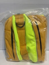 Dog Life Jacket, Inflatable with Airbags for Swimming & Boating, Orange (Size M)