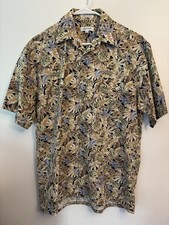 Vintage Pierre Cardin Men s Size Medium Hawaiian Style Button Down Shirt
