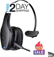 Wireless Headphone Blue Parrot Headset Bluetooth Truck Driver Noise Cancelling