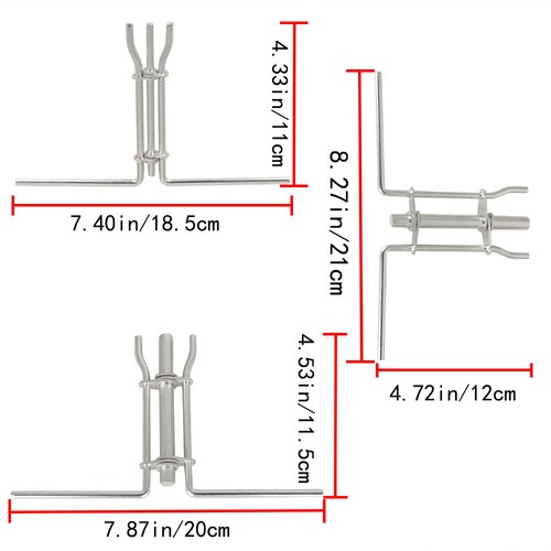 3Pcs Hydraulic Cylinder Piston Rod Seal U-Shaped Cup Installation Tool Kit SML - Picture 2 of 9