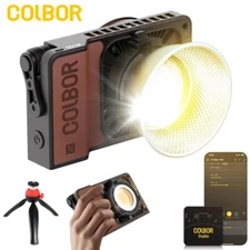 COLBOR W100 100Ws Outdoor Pocket Led Video COB Light Bi-Color 2700K-6500K APP 