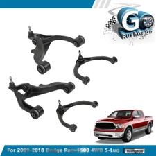 Front Upper Lower Control Arms Sway Bars For Dodge Ram 1500 2009-2018 4WD 5-LUG