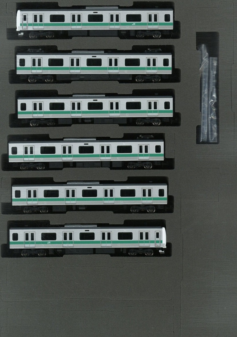TOMIX N-образной колеи JR серии E233 2000 (местный поезд линии Джобан) Базовый комплект из 6 вагонов 98841