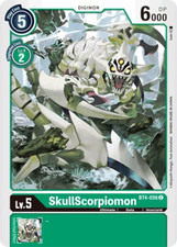 BT4-056 SkullScorpion C Green 2020 TCG Great Legend Booster