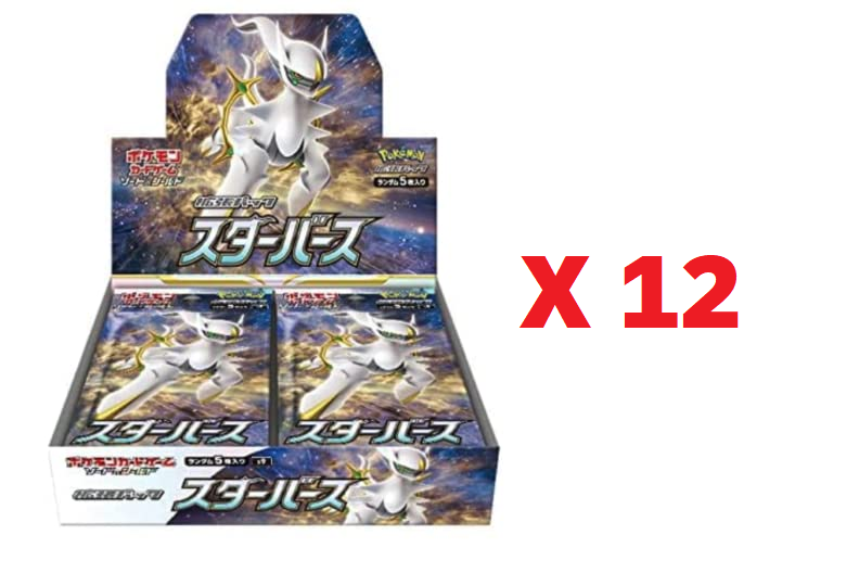 Pokemon Star Birth Japanese Booster Box Case of 12 Sword & Shield s9 Sealed  NEW