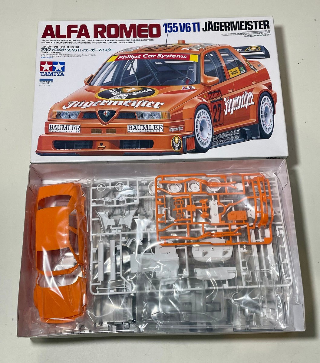 TAMIYA ALFA ROMEO 155 V6 TI JÄGERMEISTER Rc Rtr Alfa Romeo 155 V6 Ti Tt01Es Jagermeister / Tamiya USA