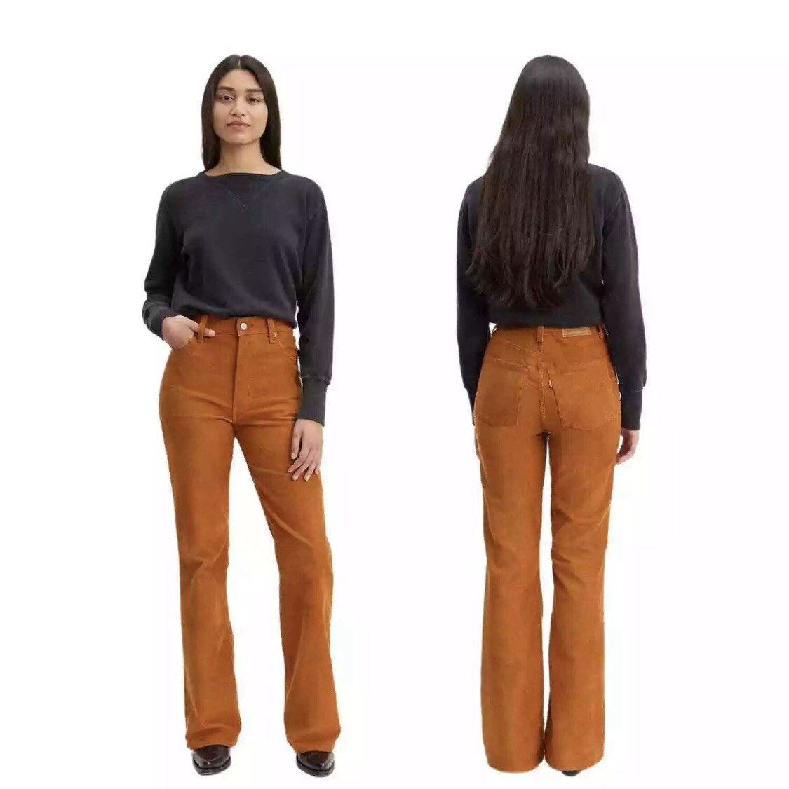 Wrangler NWT High Rise Fierce Flare Corduroy Pants Sz.14x32