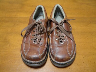 Dr. Martens Mens Brown Pebbled Leather Lace Up Oxford Shoes  display picture 1