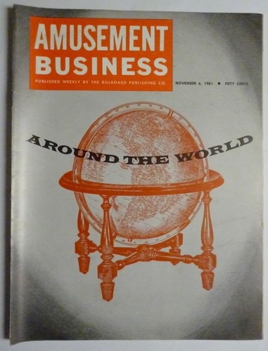 Amusement Business Magazine Nov 1961 SANLANDO SPRINGS PARK FL Japan Monorail - 第 1/8 張圖片