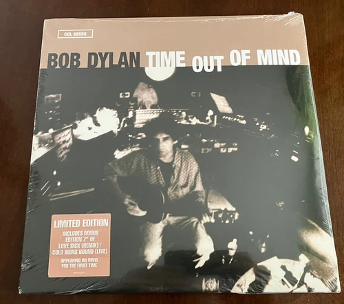 BOB DYLAN 2 LP TIME OUT OF MIND  SEALED 20th Anniv. w/ Bonus 7”