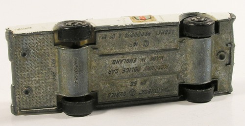 MATCHBOX 55 MERCURY POLICE CAR COMMUTER ESTATE WAGON LESNEY ENGLAND BBM - Picture 4 of 4