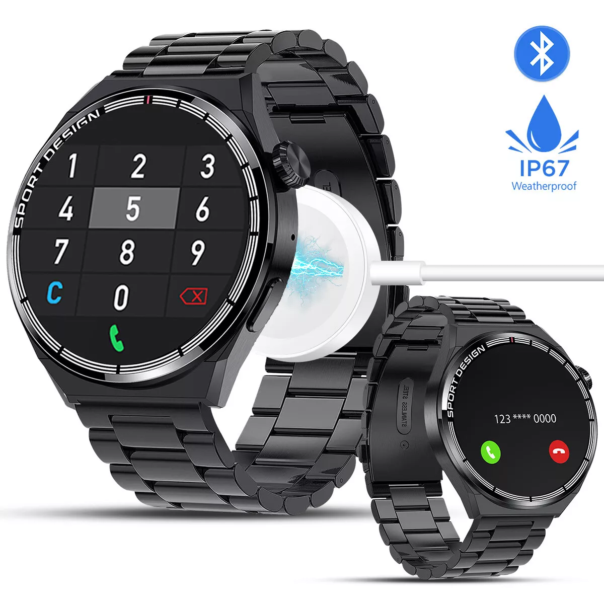 Smart Watch Men Women Waterproof Smartwatch Bluetooth For iPhone Samsung  HUAWEI