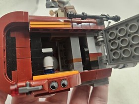 LEGO Star Wars Rey's Speeder (75099) Missing Figure Not Complete Used Condition 