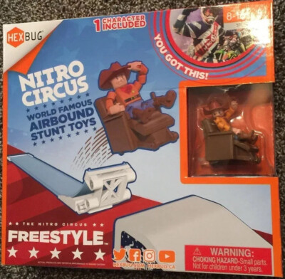 New Hexbug Nitro Circus World Famous Airbound Stunt Toys Freestyle