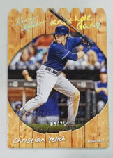 Christian Yelich 2019 Panini Leather & Lumber Knothole Gang 09/25 Brewers A1