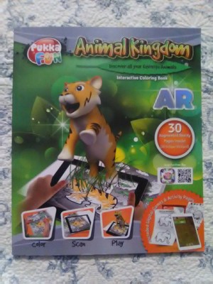 Download Pukka Fun Interactive Coloring Book Animal Kingdom Ebay