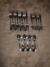 Lot of 20 PCs Satin Oneida 18/10 Stainless Steel Flatware