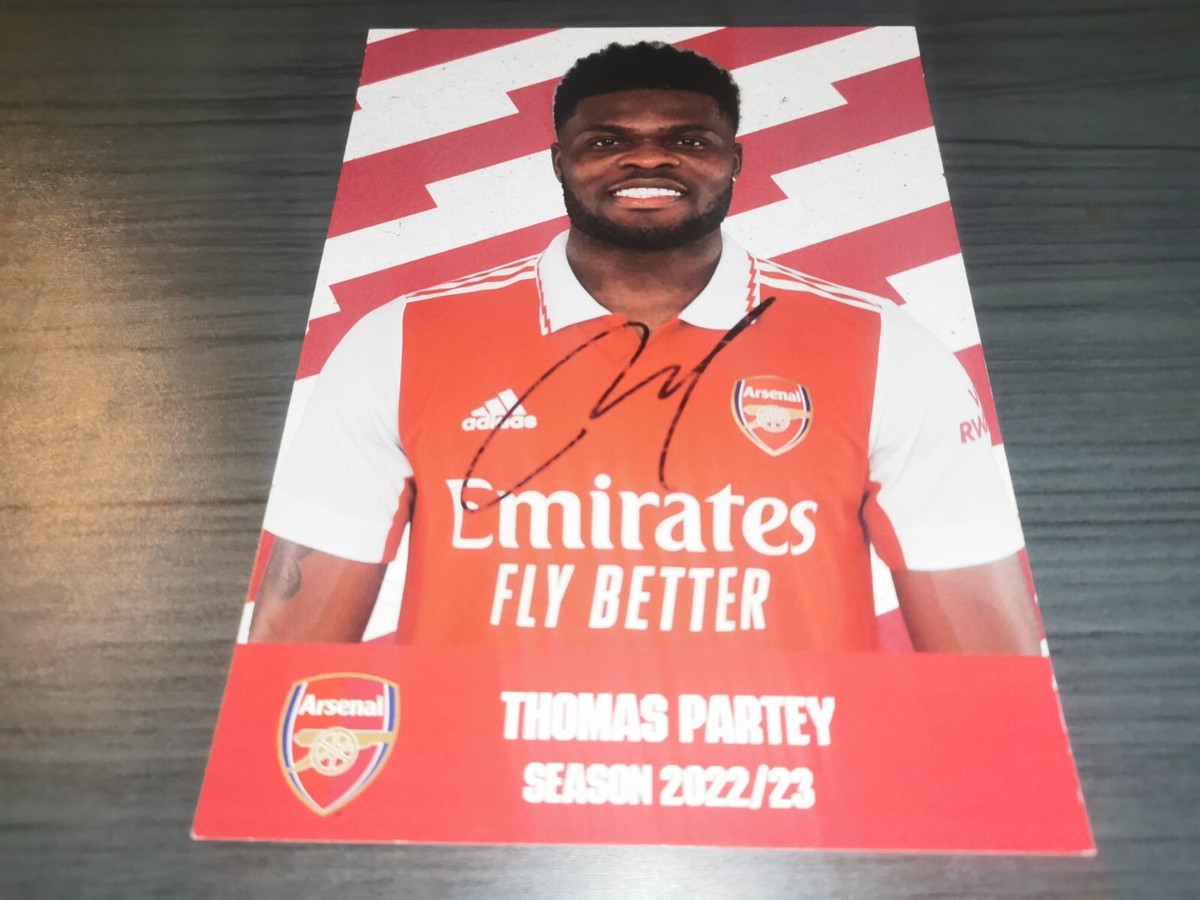 Thomas Partey パーティ　Arsenal サインカード Amazon.co.jp: アーセナル トーマスパルティ 直筆サインカード