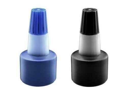 Stempelfarbe Doppelpack Nachfülltinte für Stempelkissen Farbe wählbar 2x 30ml