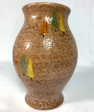 Ucagco Mid Century Modern Vase 3 Groups of 3 Trees