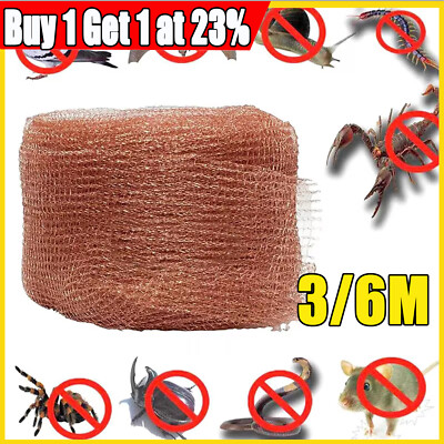 Copper Wire Copper Mesh Slug Repellent 6m Pure Copper Wire Mesh Roll ...