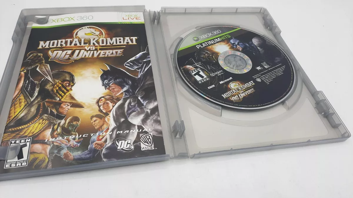 Xbox 360 - Mortal Kombat vs Dc Universe Platinum Hits Microsoft Comple –  vandalsgaming