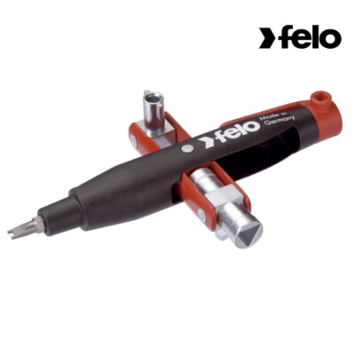 Felo - Schaltschrankschlüssel Universal geblistert  BH/SPANNER/SQ/TRIANGLE-
