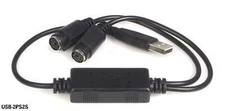 USB to PS2 Keyboard and Mouse Adapter, StarTech USBPS2PC