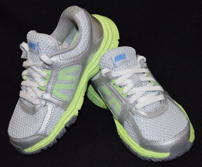 Nike Kids Fusion St 2 Ps Platinum Blue Lime Girl S Running Shoes Size 11c Nwob Ebay