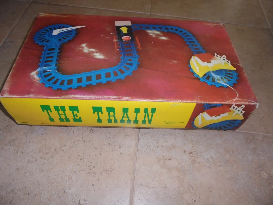 Vintage años 70 "el tren" hecho en Grecia! Sin usar, en caja, ¡nuevo! Foto 4 de 4