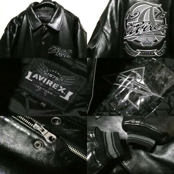 Avirex USA Authentic Leather Jacket Size 4XL | eBay Avirex USA Authentic Leather Jacket Size 4XL | eBay