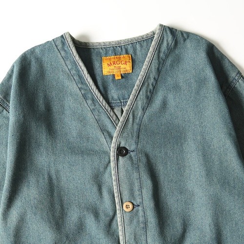 Retro Japanese Amekaji Style Button Up L/S Baseball Jersey Kimono Shirt Jacket - Picture 9 of 21