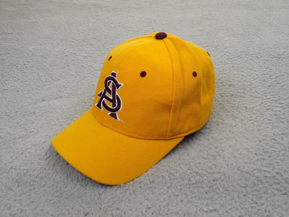 Arizona State Sun Devils Hat Cap Mens Youth 6 3/4 Yellow Zephyr ASU NCAA Wool - Image 3 of 4