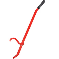 51" Heavy Duty Tree Felling Lever with Bent Handle Sliding Forged Cant Hook