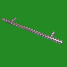8x 128mm Chrome Effect T Handle Bar Door Drawer Handle Wardrobe Cupboard