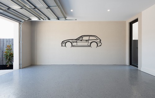 Bmw Z3 Coupe Wandkunst aus Metall Wandbilder Silhouette M 3.2 Z3M 3.0 E36/7 2.8 - Picture 3 of 6