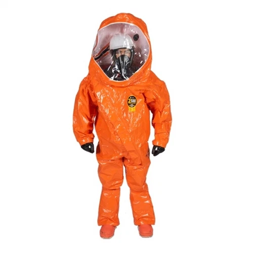 Kappler Z5H382 HazMat Suit - Zytron 500 Vapor Total Encapsulating - Orange 2X3X - product listing photo