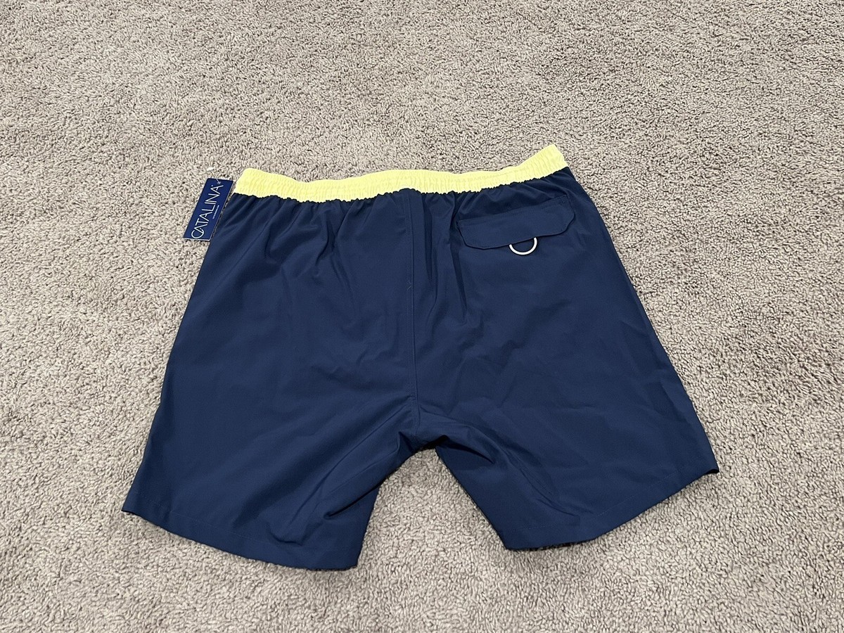 Catalina Adult Men's Swim Shorts Trunks Drawstring Waist L NWT | eBay