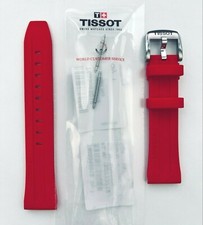 Cinturino orologio gomma rosso 20 mm originale Tissot PRC200 20mm T114417A