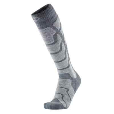 Therm-ic Ski warme Kniestrümpfe L/grau Merinowolle Trekking XL (UK: 11-12,5)
