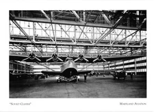 Postcard Soviet Clipper Maryland Aviation