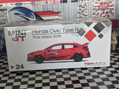 Tiny Mini GT 24 Honda Civic Type R Fk8 Time Attack 2018 1/64 TSM