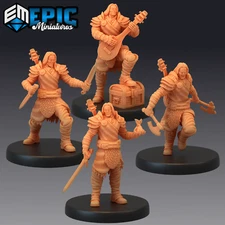 Mercenary, Dungeons and Dragons Miniatures, D&D, Epic Miniatures, Fantasy, RPG