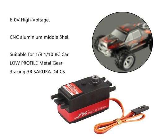 JX Servo PDI-4409MG 4.8-6.0V 9KG Metal Gear Digital Servo For 1/8 1/10 RC Car - Picture 3 of 10