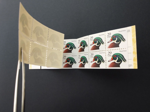 US 1991 #BK174 Wood Duck 29c/$5.80 Booklet Plate #1111 MNH Not Sealed - Picture 4 of 7