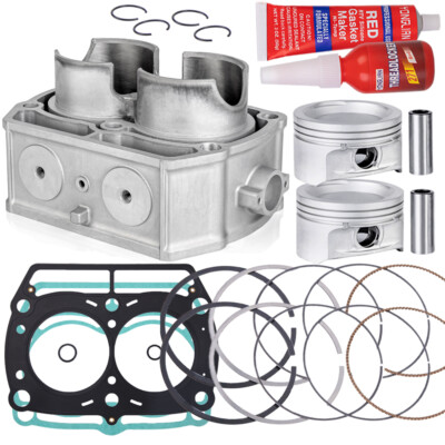 For Polaris RZR 4 800 S 800 Cylinder Piston Gasket Top End Rebuild Kit 2009-2014