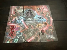 2012 STAR WARS GALAXY ETCHED FOIL SET #1-6