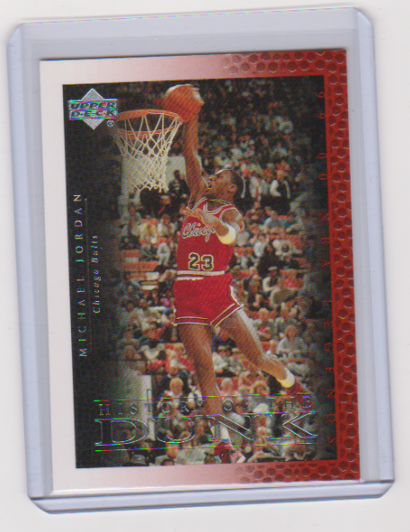 2000 2000-01 UPPER DECK MICHAEL JORDAN HISTORY OF THE DUNK